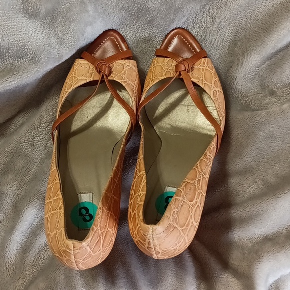 Furla Embossed Italian Leather Heels - Picture 5 of 14